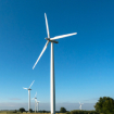 Photo of a wind turbine