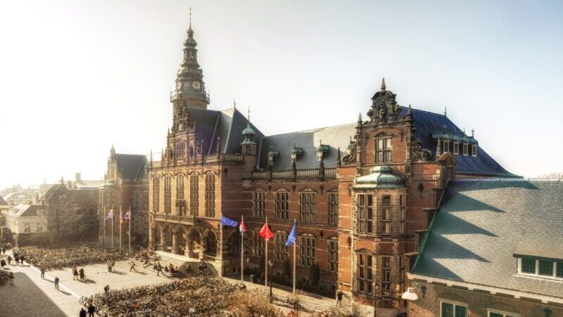 Historisches Gebäude der Uni Groningen.