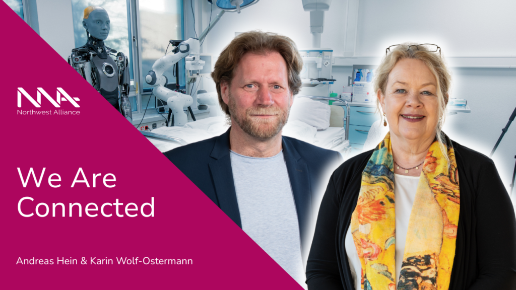 Thumbnail zum Youtube-Video, Andreas Hein und Karin Wolf-Ostermann nebeneinander.